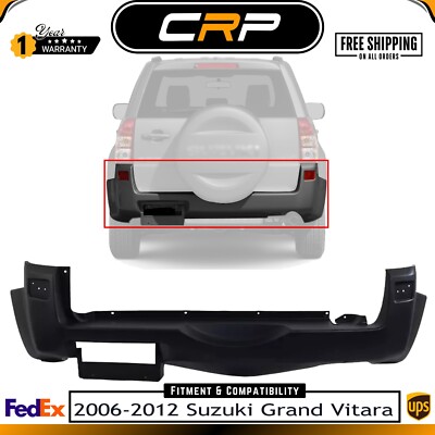 Rear Bumper Cover Primed For 2006-2012 Suzuki Grand Vitara