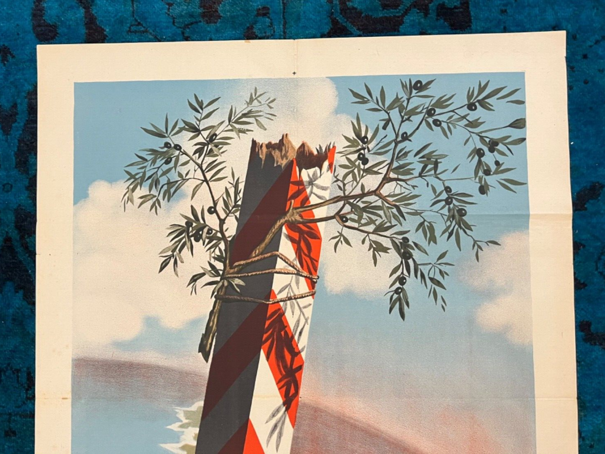 Original Poster Europe Unie Gage de Paix United Europe Pledge of