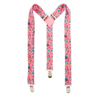 Angry Birds Stella Suspenders Pink One Size Rovio Entertainment Vintage VTG New