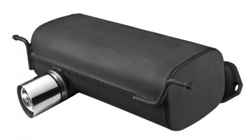 Silencieux echappement Ulter BMW E87 116i de qualite superieure inox chrome 80