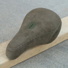 PRIMO BMX BISCUIT BICYCLE SEAT OLIVE GREEN CORDUROY