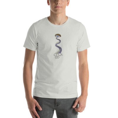 MUSHROOM TEE - PSILOCYBIN MOLECULE SHIRT SMALL