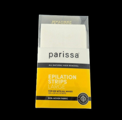 Parissa Epilation Strips Large 100 Strips for use with Hair Removal Wax NEW