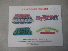 NINTENDO NES IRON TANK THE INVASION OF NORMANDY ORIGINAL AUTHENTIC MANUAL