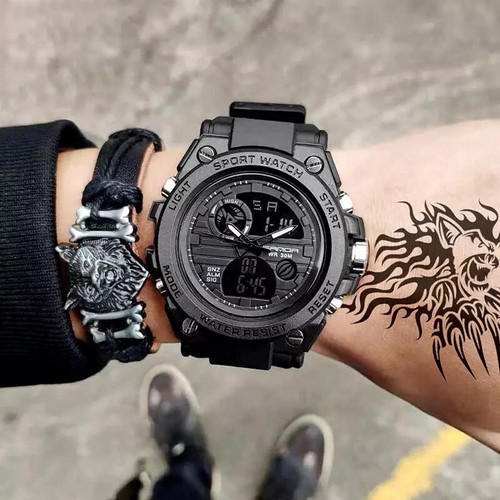 Reloj Digital Militar Relojes de Moda Para Hombre Cuarzo Led Smart  Inteligente | eBay