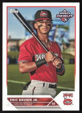2023 Topps Pro Debut Eric Brown Jr. PD-36 Prospects | Milwaukee Brewers