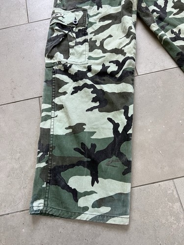 Vintage Y2K 90s LA Gate Jeans Faded Camo Made In USA Baggy Cargo Pants 29x31 - Picture 7 of 16
