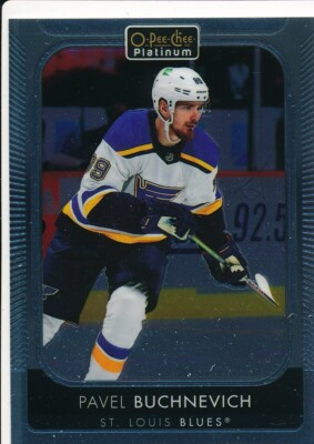 #100 PAVEL BUCHNEVICH 2021-22 O-Pee-Chee OPC Platinum BLUES