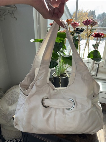 Dolce Vita Anthropology Slouchy Hobo Schultertasche Creme Beige Neu mit Etikett Hippie Boho - Bild 2 von 14