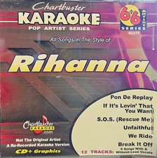 40377 RIHANNA   CHARTBUSTER KARAOKE CDG LOT TEX