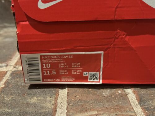 Neu 10 Nike Dunk Low SE Crazy Camo schwarz ölgrün hellbraun braun DH0957-001 Herren - Bild 11 von 11