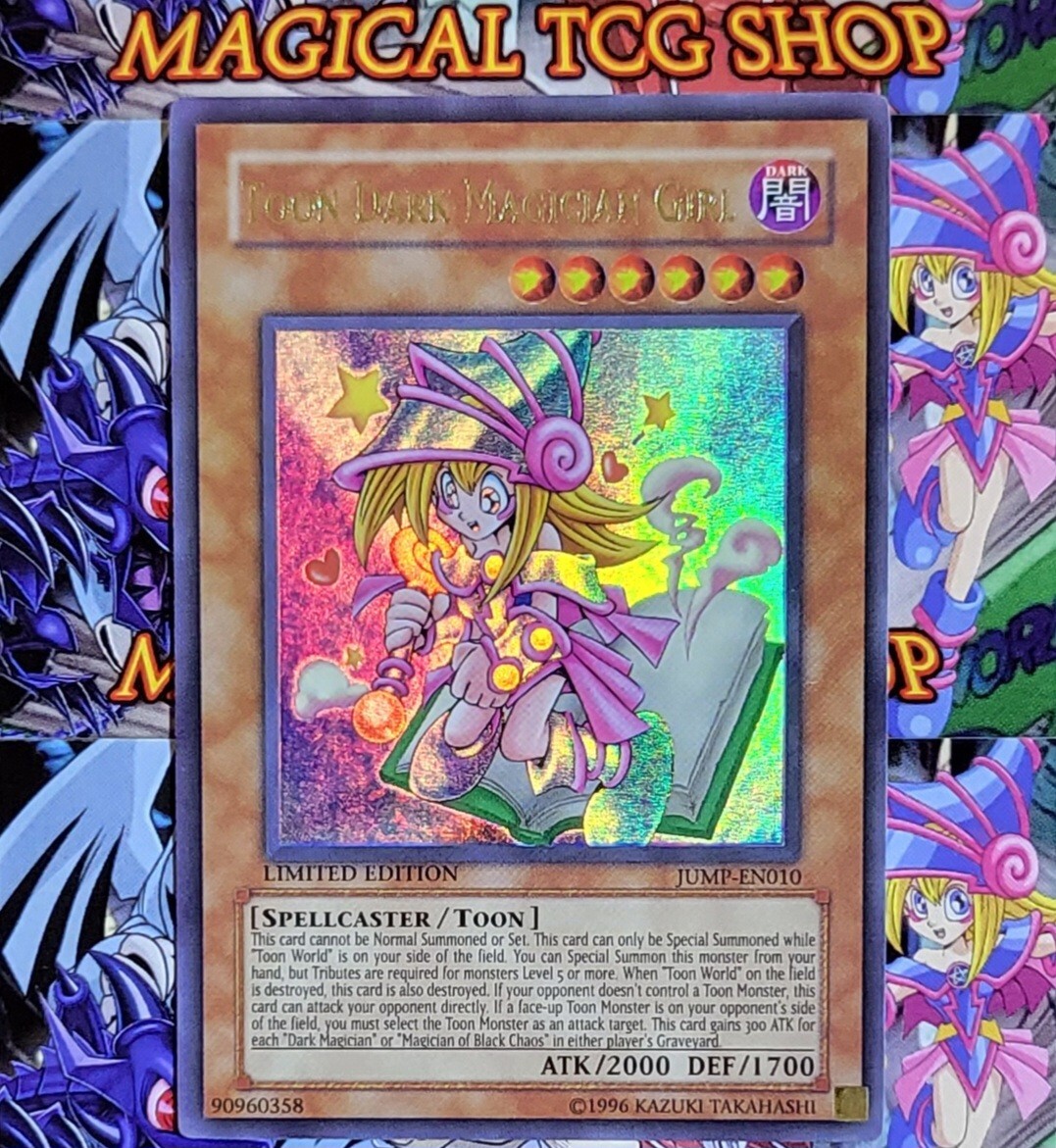 Yugioh Toon Dark Magician Girl JUMP-EN010 Ultra Rare JUMP Magazine