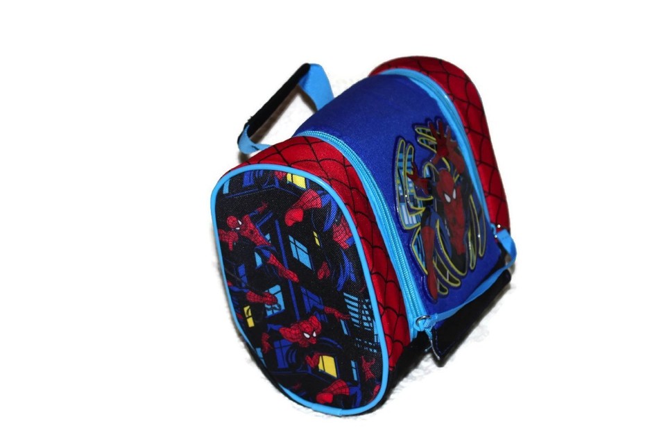 Disney Store Back to School Spiderman Lunch Box Tote School Bag New eBay