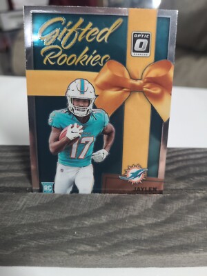 2021 Donruss Optic Jaylen Waddle Gifted Rookies  silver foil