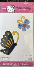 Sizzlits Sizzix Hello Kitty Med Die Retired 655863 BUTTERFLIES by Sanrio. K