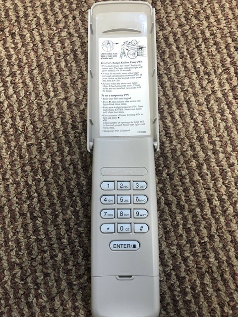 LiftMaster 877LM Wireless Keyless Garage Door Openers - Light Gray | eBay