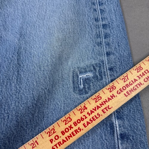 Vintage Levis 501 Jeans Mens 34x32 Blue USA Made Washed Out Faded Denim Pants - Picture 6 of 23
