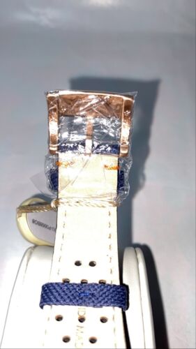 Orologio Armand Nicolet JSS Diver Rose Gold Blue Canvas. - Bild 2 von 10