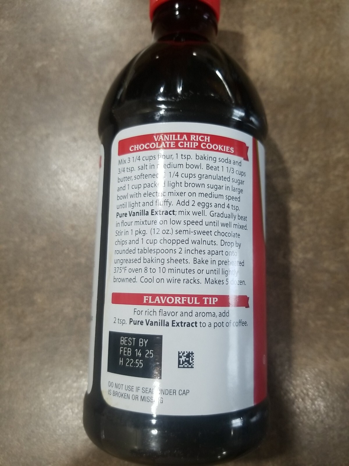 McCormick All Natural Pure Vanilla Extract, 16 fl oz