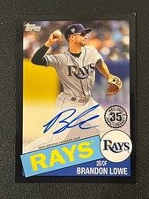Brandon Lowe 2020 Topps Baseball Auto Black Parallel /199 1985 Design Pirates 