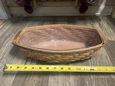 Longaberger Heartwood Serving Tray Basket 2006 Includes Heavy Duty Liner