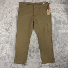 Weatherproof Men Vintage Momentum Utility Pants khaki 38x30 Stretch Straight NWT