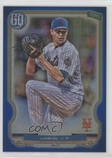 2020 Topps Gypsy Queen Box Topper Chrome Blue Refractor 6/99 Jacob deGrom fm0