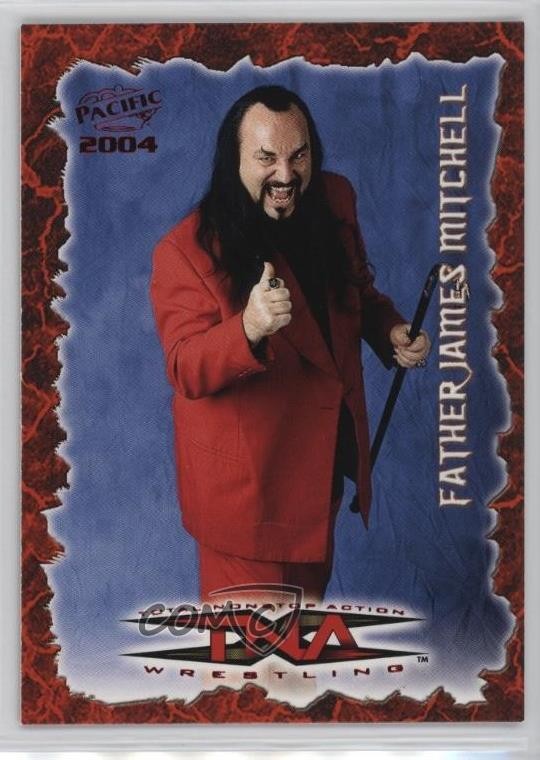 2004 Pacific TNA Red Father James Mitchell #31 Rookie RC 0q3