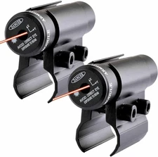 2 Pack Red Laser Sight for with Barrel Clamp Mount Rifle Shot RED LASER