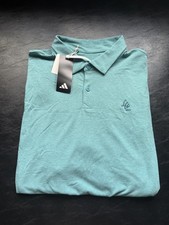 NWT MEN'S ADIDAS GO-TO POLO, SIZE: 2XL, COLOR: GREEN HEATHER M8.7 