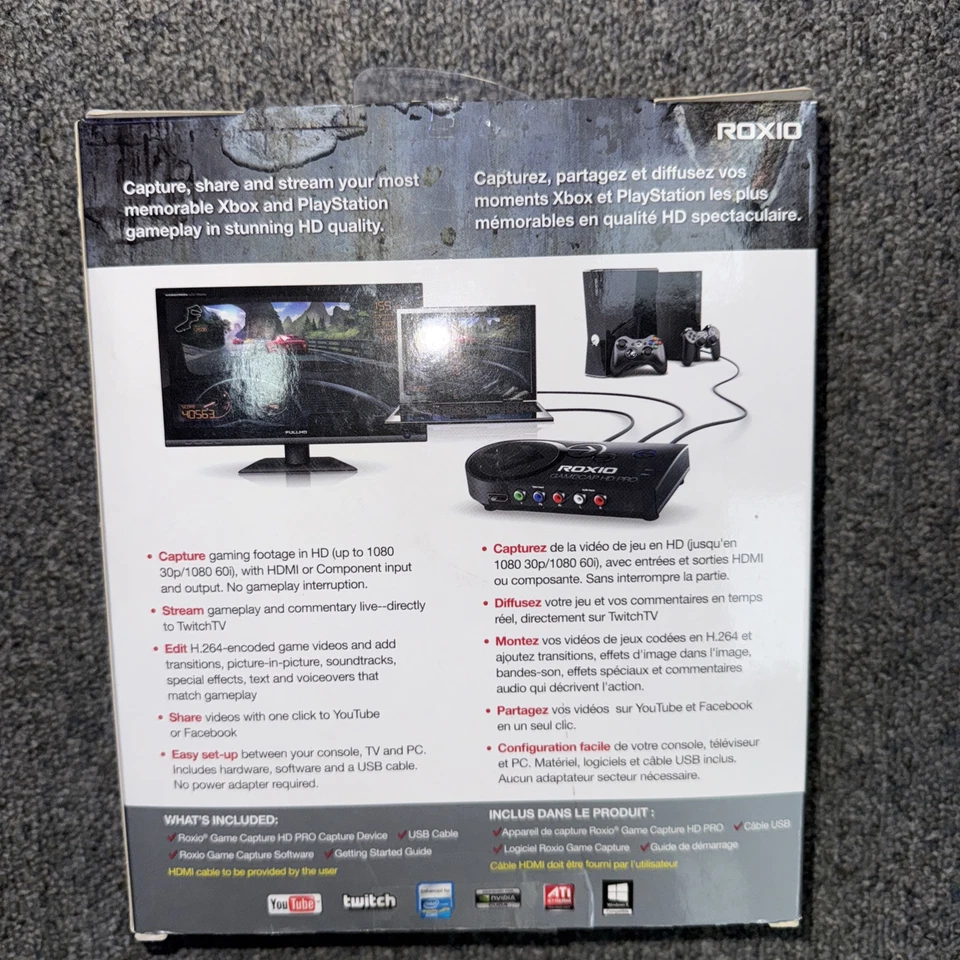 Roxio Game Capture HD Pro For PS4 & Xbox Gaming New Boxed  - Image 2 of 4