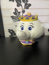 Disney Store Exclusive Mrs Potts 8  Plush Beauty  the Beast VINTAGE