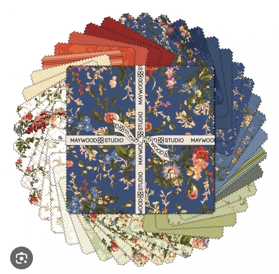 Paquete Belle Epoque Maywood Studios de 10 pulgadas capas cuadradas para pasteles yardas NUEVO FUERA DE STOCK Foto 2 de 3