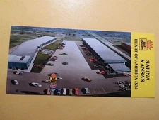 Heart of America Inn Motel Salina Kansas vintage oversized postcard 