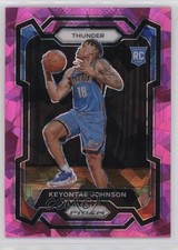 2023-24 Panini Prizm Pink Ice Prizm Keyontae Johnson #176 0x5w