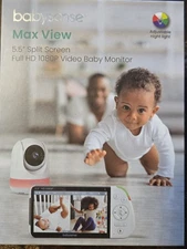 Babysense 5.5” 1080p Full HD Split-Screen Baby Monitor