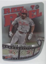 2023 Bowman's Best Reel to Reel Die-Cuts Justin Crawford #RR-23 1i1v