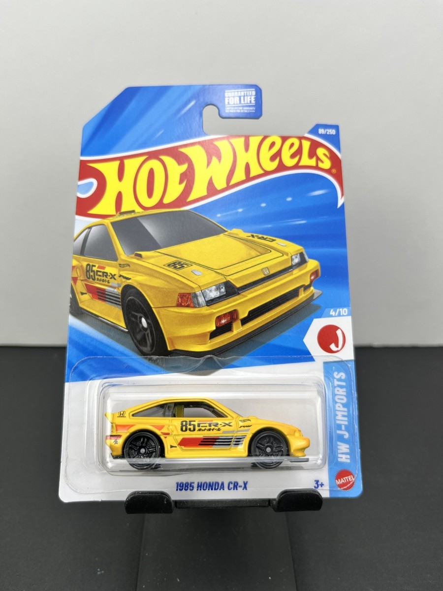 Honda Sound Works Wallman 限定版 56/100 Hot Wheels 2026 Mainline HW J-Imports 1985 Honda CR-X Yellow #89