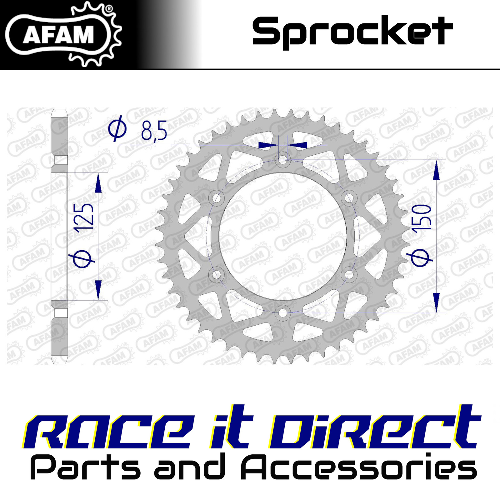 Sprocket for GASGAS EX 350 F 2024 49T Rear AFAM