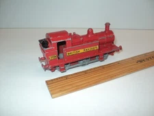 Budgie British Railways # 7118 Railway Engine Die Cast Metal Red Vintage 1950's