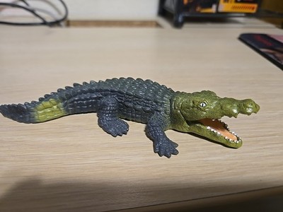SCHLEICH ALLIGATOR 6'' 2 TONE GREEN