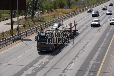 LKW Foto Volvo FH Autotransporter Tajikistan grau #w5lu