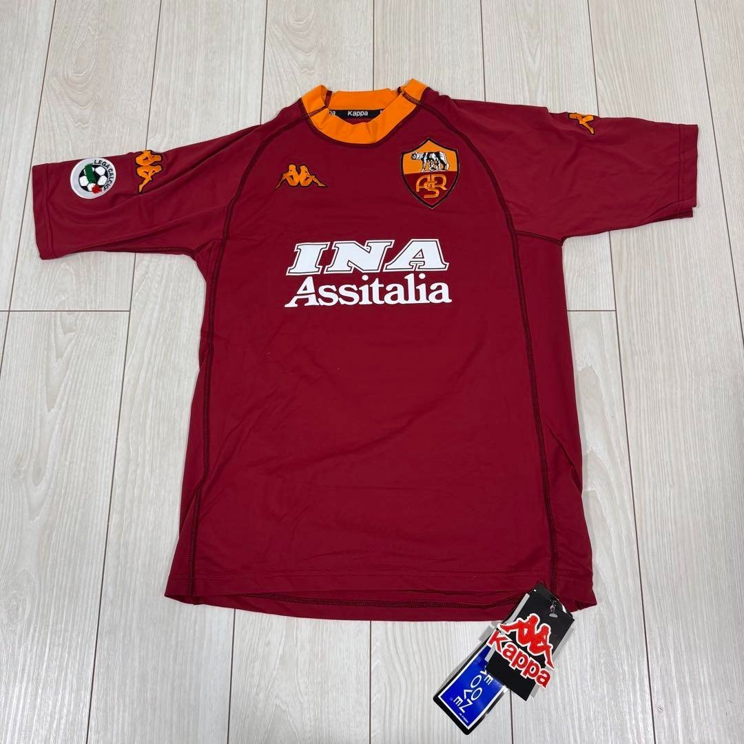 2000-01・Kappa AS Roma 半袖ユニフォーム　Lサイズ 2000-01・Kappa AS Roma 半袖ユニフォーム Lサイズ 2000-01