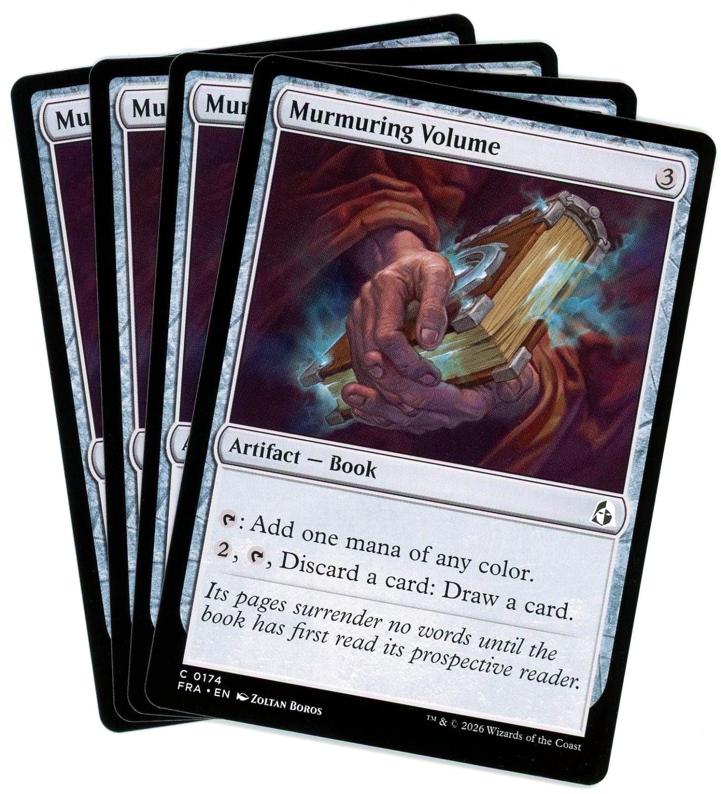 x4 Murmuring Volume - 0174 - Reality Fracture FRA - MTG NM/M