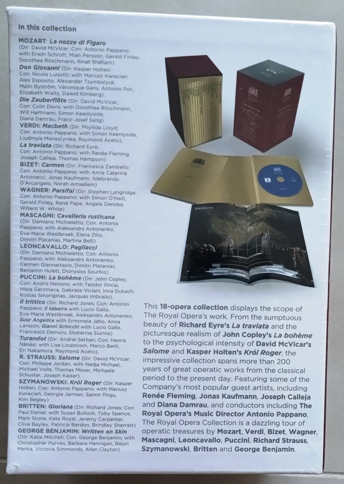 ROYAL OPERA THE COLLECTION 18 BLU-RAY SET sous blister - Photo 2/4