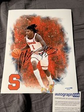 SYRACUSE ORANGE-DONNIE FREEMAN SIGNED AUTOGRAPHED PHOTO PICTURE 8x10 ACOA 🏀