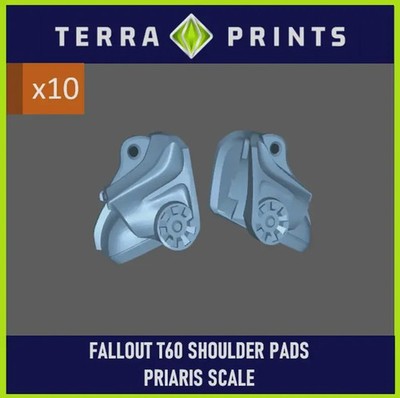 T60 Power Armor Shoulder Pads - FALLOUT - (20x total bits) - for SM Primary