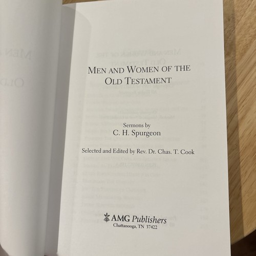 Men And Women Of The Old Testament C. H. Spurgeon PB - Picture 6 of 11