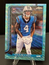 2025 Topps Chrome #326 Tetairoa McMillan Teal Refractor #/299