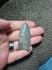 Authentic Kentucky Paleo Beaver Lake Point Indian Arrowhead Artifact